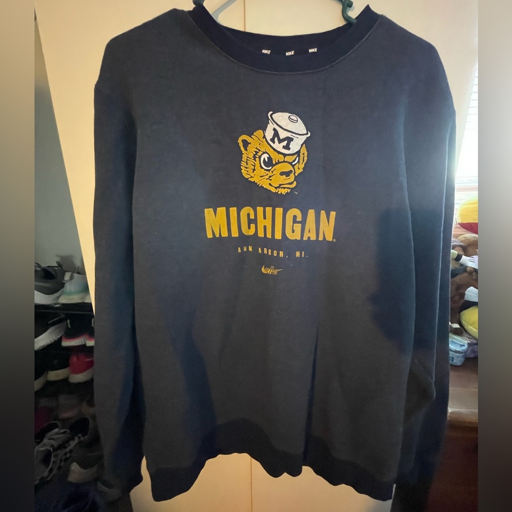Michigan Nike Crewneck